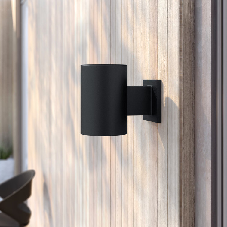 Edith 1-Bulb 7.25"H Outdoor Armed Sconce