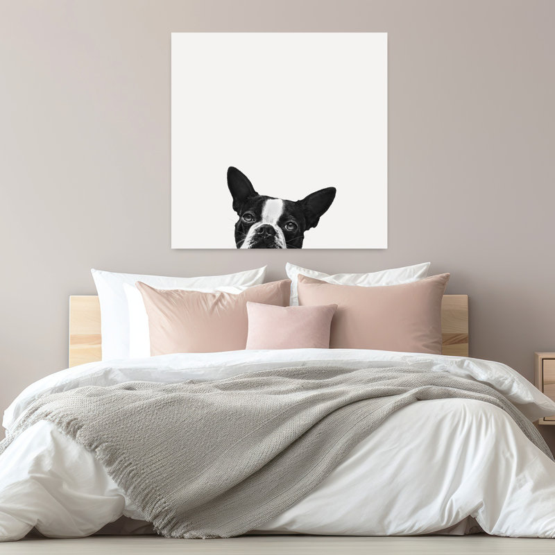 Loyauté, art contemporain pour chien, H 32 po x l 32 po