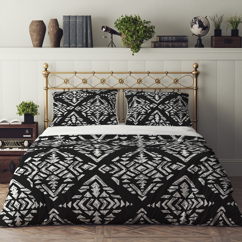 Abstract Duvet Cover, King Duvet Cover + 2 King Shams