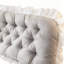 Cotton Grey Rectangular Backrest Back Cushion