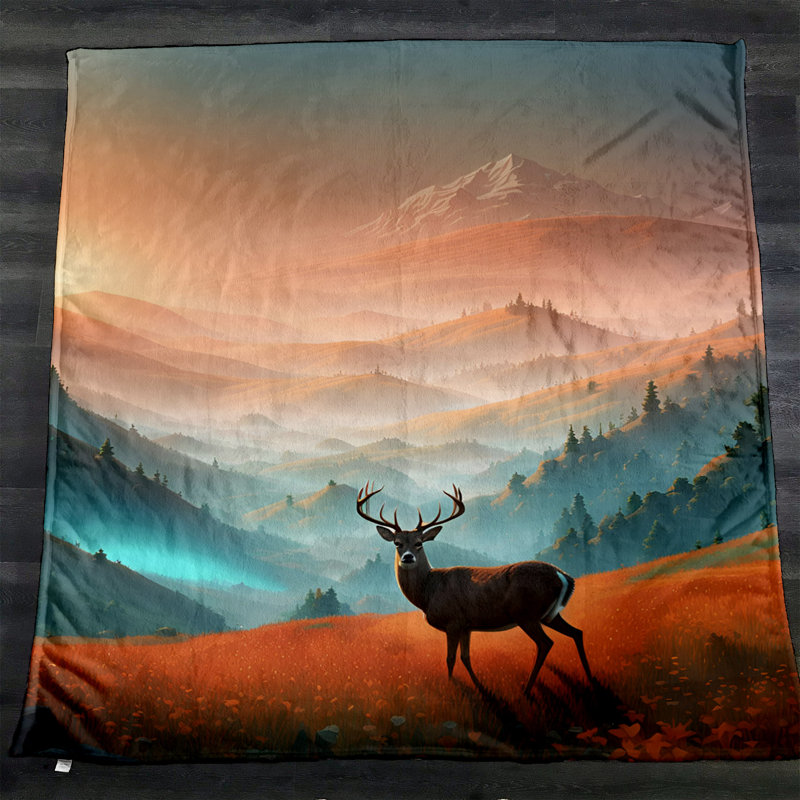 Throw Blanket, 51" W x 60" L