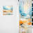 Catton Blue And Orange Mirage Of The Desert III - Modern Curtain - Velvet Room Darkening - 1 panel-1504328876