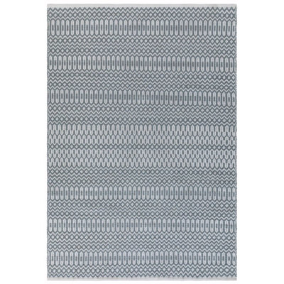 McLellen Geometric Hand Knotted Flokati Indoor / Outdoor