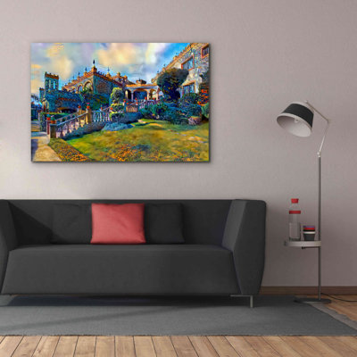 Epic Graffiti 'Guanajuato Mexico Castillo De Santa " Guanajuato Mexico Castillo De Santa Cecilia Staircase " by Pedro Gavidia Painting Print