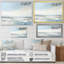 «Soft Color Beach Horizon V - Coastal Minimalisme», reproduction sur toile encadrée-39372935-39372930