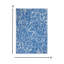 Tapis bleu / blanc à motif floral Kante-93687169