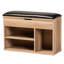 Faux Leather Upholstered Storage Bench