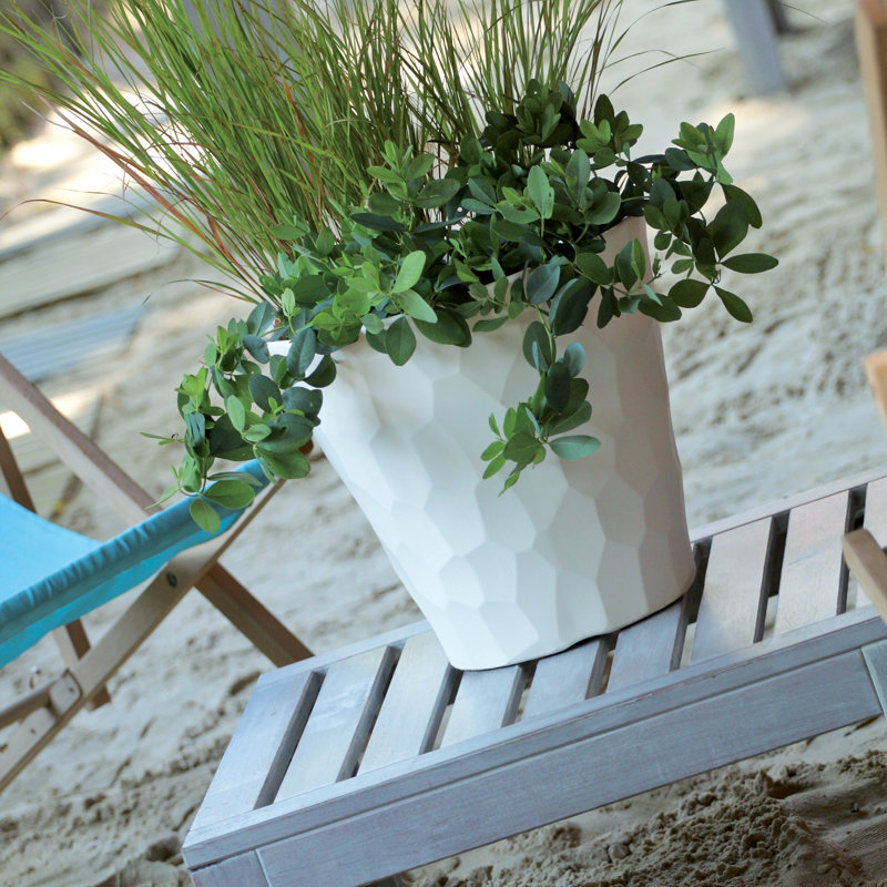 Caresha Pot Planter, White