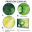 Goutte d'eau verte sur feuille II - feuilles, art mural-74738229-74738224-74738225