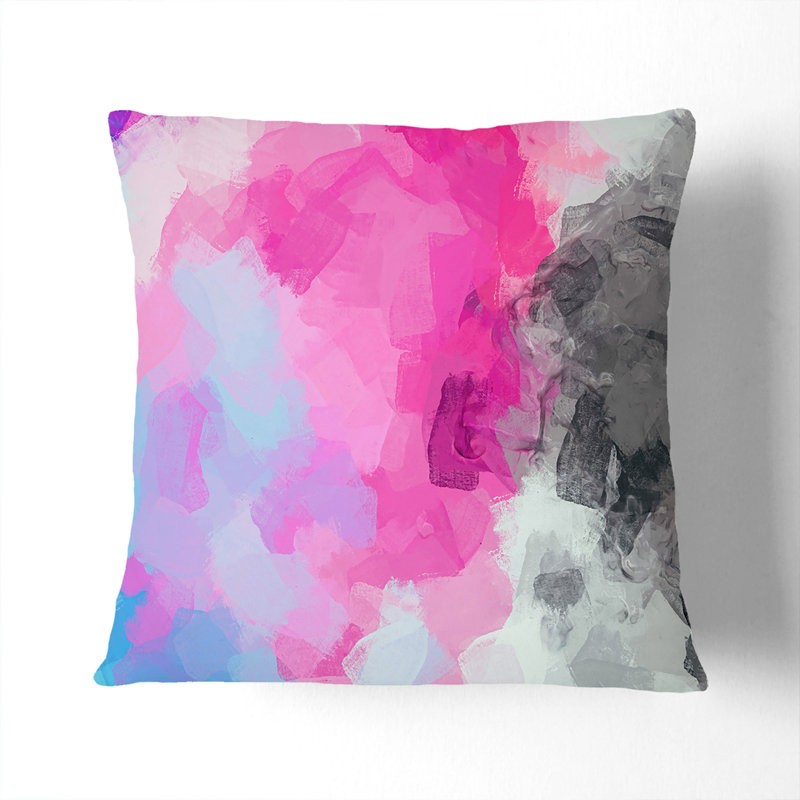 Abstract Square Cushion, Stone, 40 x 40 cm