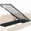 Lit de jour rembourré avec rangement, canapé-lit simple de taille simple, lit de jour avec cadre de lit à rangement hydraulique et structure à lattes en métal-1517573797