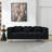 81 Inch Oversized 3 Seater Sectional Sofa With Deep Seating, Comfort Fabric, And 3 Lumbar Pillows For Living Room-1066127043