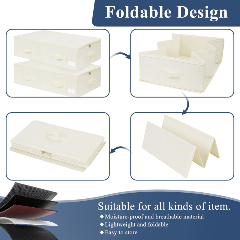 Brayden Studio Fabric Decorative Bin