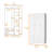 Casper Wardrobe with 2-Drawers, Hanging Rod and 3-Doors