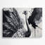 Faune, autruche, art mural gris en métal-679849630
