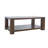 Bremen 50" Transitional Modern Block-Frame Coffee Table with Storage and Wheels