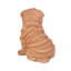 Statue de chiot Shar-pei assis