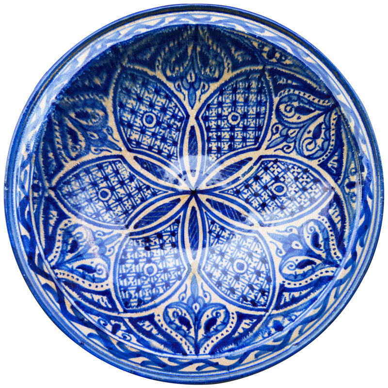Moorish Handmade Ceramic Decorative Plate