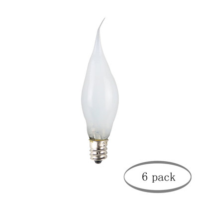 6W E12/Candelabra Incandescent Light Bulb