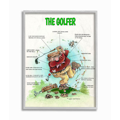 «The Golfeur», par Gary Patterson - reproduction de dessin
