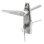 Prime-Line Pulley Pocket Door Hardware with Strap and Axle Bolt