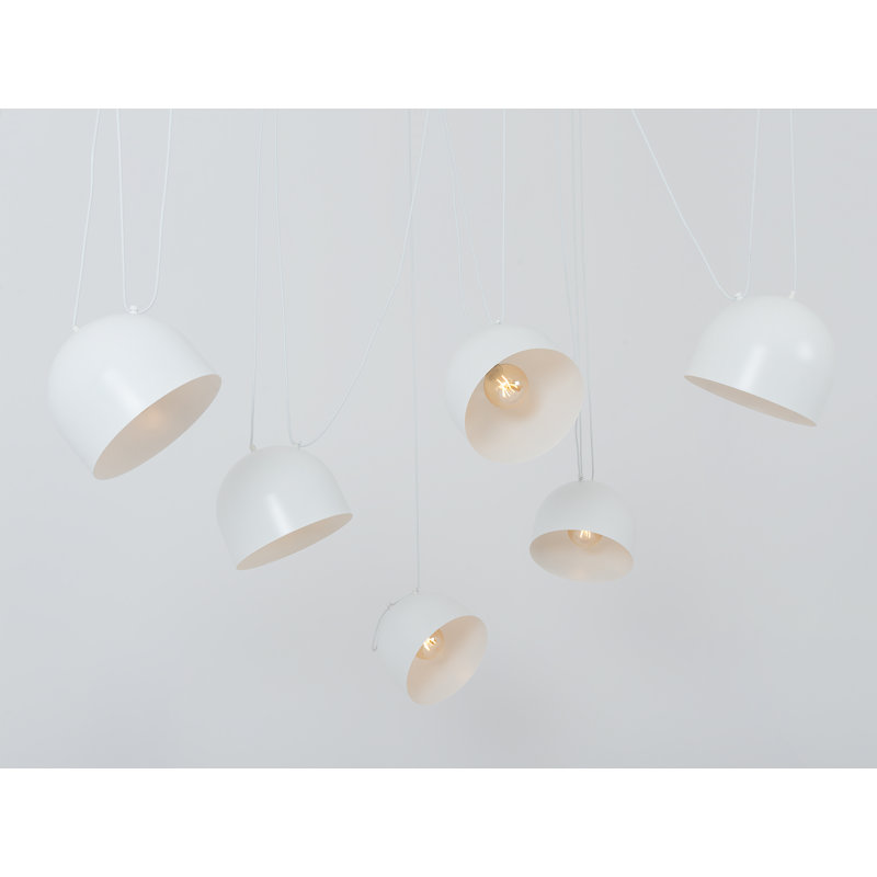 Allan 6 - Light Unique/Statement Pendant, White