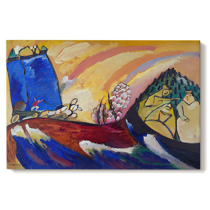 Improvisation 3 - Wassily Kandinsky - Toile tendue avec châssis - 1909, 40 po x 60 po