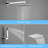 Premium Chrome Shower Faucets & Systems, Metal Construction With Modern Waterfall Design For Home