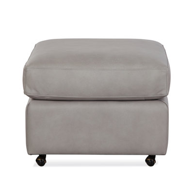 Rectangle Leather Standard Ottoman