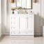 Meuble-lavabo 36 po avec lavabo en céramique et fermeture en douceur