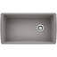 Diamond SILGRANIT 33.5" L x 18.5" W Super Single Undermount Kitchen Sink-16097104