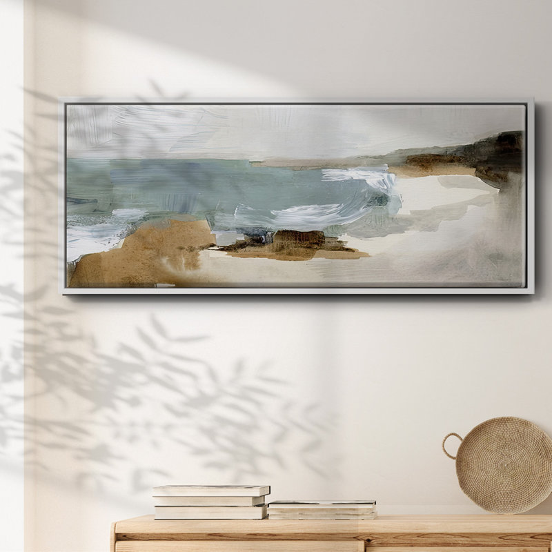 «Ocean Sigh IV», toile encadrée, H 20 po x l 50 po