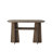 Arco Modern Console Table with Open Shelf and Walnut Finish 47.2" W