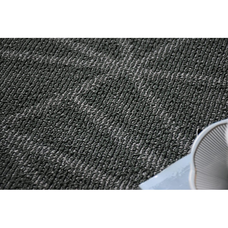 Ensemble de tapis intérieur / extérieur en nylon touffeté à la machine Gjon, Carré 3 pi
