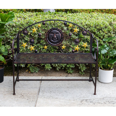 Iron Outdoor Bench
