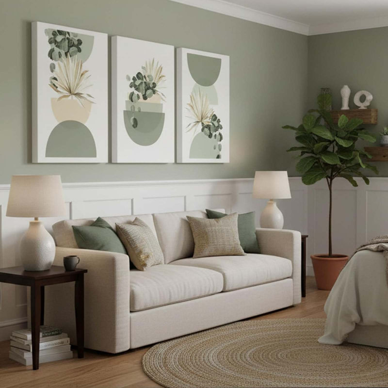 3 Piece Wrapped Canvas Print, 30" H x 40" W