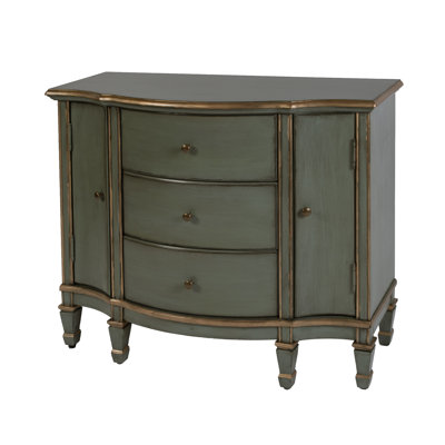Armoire d'appoint à 2 portes de 32,5 po de hauteur Arisai, vert pastel