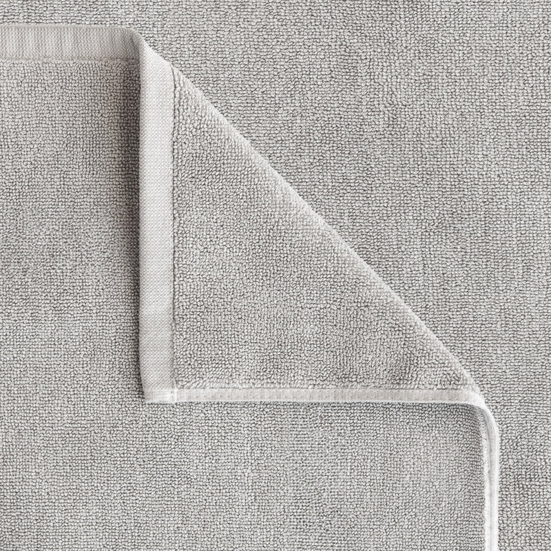 Loop Terry Bath Mat, Gray, 24" L x 60" W