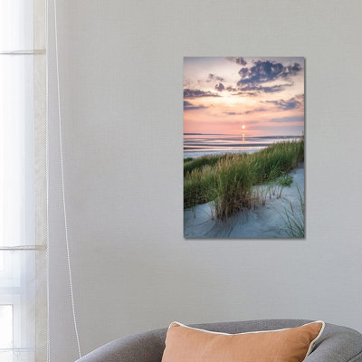 Beautiful Beautiful Sunlight At The Dune Beach - Giclée sur toile tendue avec châssis