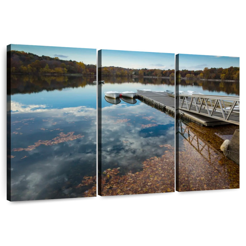 Lac Alvord Lonely Dock, H 32 po x l 50 po