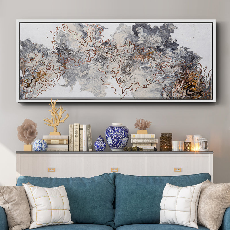 Stay on the Trail- Framed Canvas, 12" H x 30" W