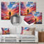 «Man Into The Rainbow surrealism II», art mural surréalisme en métal-1845730182