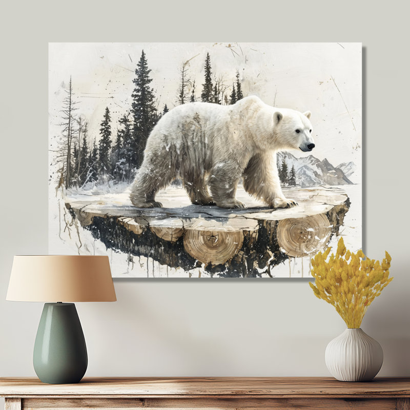 Glennda - animaux, art mural, H 12 po x l 20 po, Toile tendue