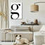 Art mural en verre acrylique «G Is For Good On White» par Mercedes Lopez Latitude Latitude-194594538