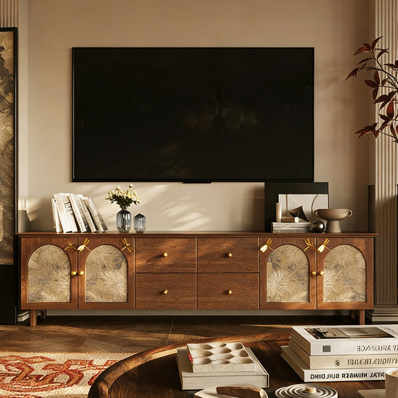 French Retro Style TV Stand