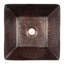 Premier Copper Products BSP5_PVSQ14DB-P Bathroom Sink And Drain Package
