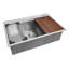 Évier de cuisine en acier inoxydable encastrable encastrable 30 po x 22 po Ruvati