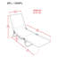 Chaise longue Kurtisha