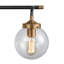 Dion 4 Light Transparent Dimmable Vanity Light