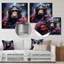 Art floral mural singe floral-778466648